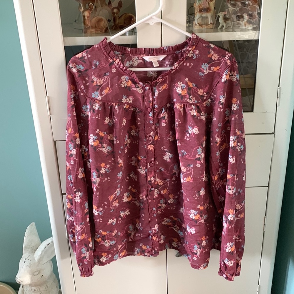 LC Lauren Conrad top sz XXL euc